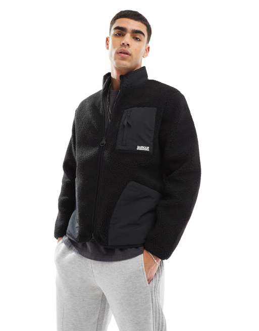 Barbour International - Adams - Sort og oversized fleece