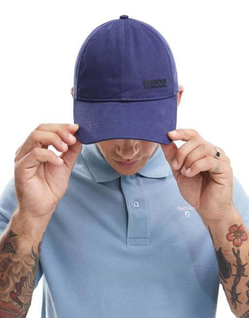 Barbour International Albury sports cap in blue