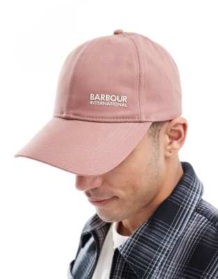 Barbour International Barbour International Albury sports cap in vintage pink