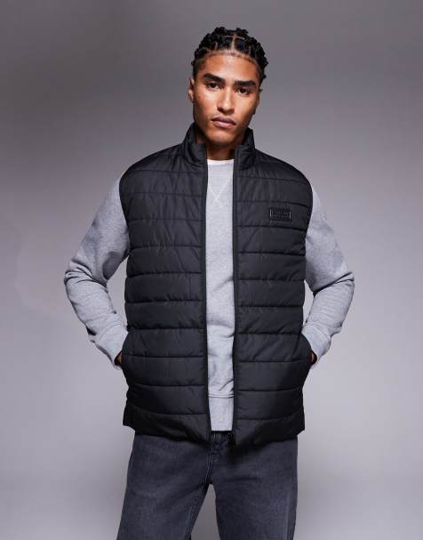 Barbour International – Aldon – Steppweste in Schwarz - view 1