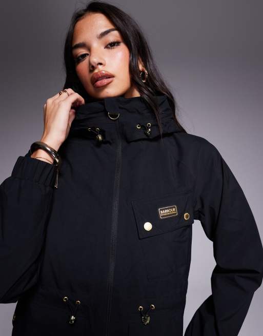 Barbour International - Alicia - Giacca impermeabile nera , 2 di 4