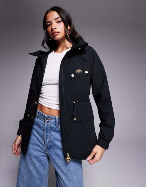 Barbour International Alicia waterproof jacket in black  - view 1
