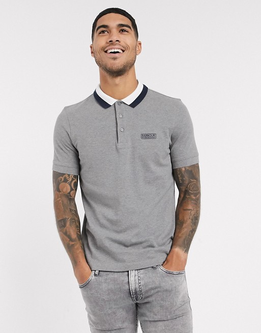 Barbour International Ampere polo in grey