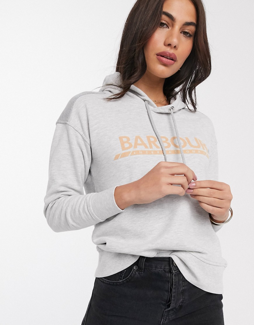 Barbour International apex hoodie-Grey