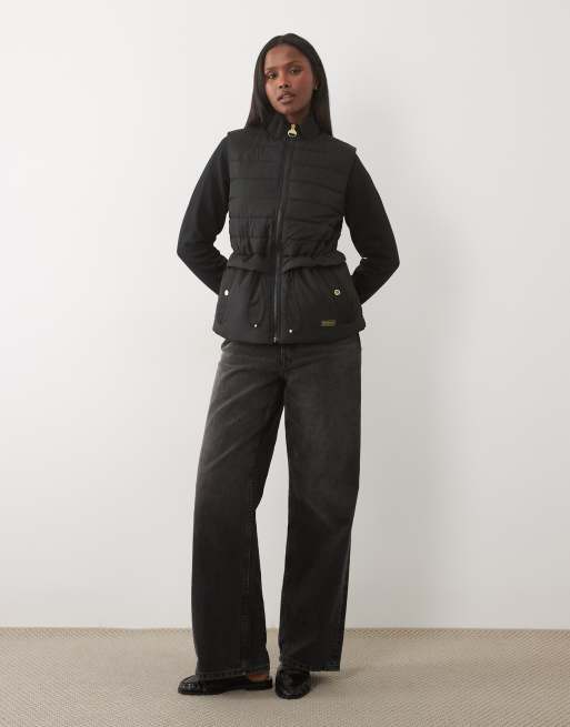 Barbour International Ari gesteppte Sweatjacke in Schwarz, 2 von 4