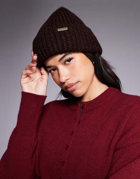 Barbour International – Aria – Chokladbrun mössa - view 1