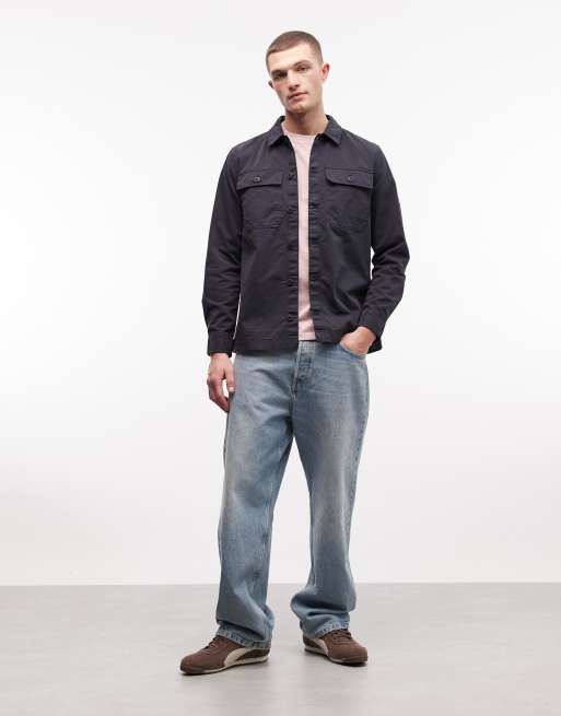 Barbour International - Arlo - Surchemise boutonnée à logo - Bleu marine, 3 de 5