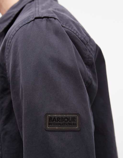 Barbour International - Arlo - Surchemise boutonnée à logo - Bleu marine, 4 de 5