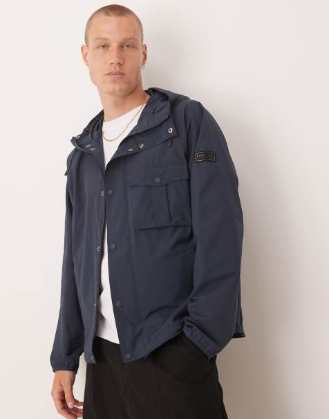 Barbour International - Ashkirk - Marineblå jakke - view 1