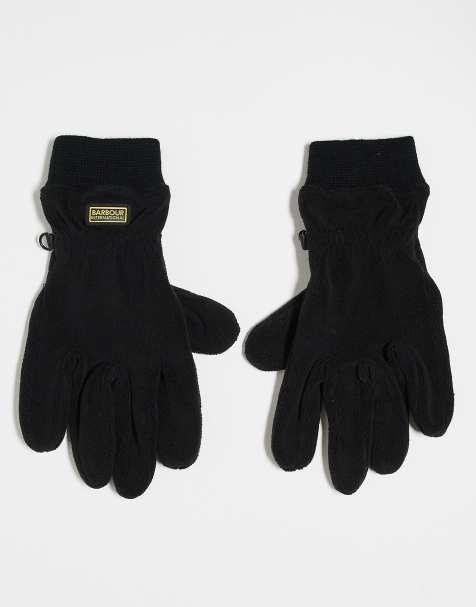 Barbour International Axle fleece gloves in black - view 1
