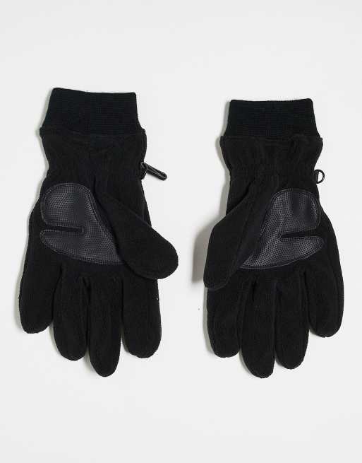 Barbour International Axle fleece gloves in black, 3 of 3