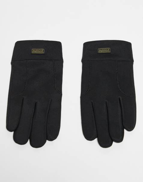 Barbour International balfour glove in black/shadow - view 1