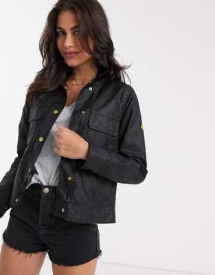 barbour ballpark wax jacket online -