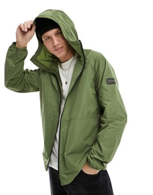 Barbour International Beckett lightweight jacket in khaki-Green