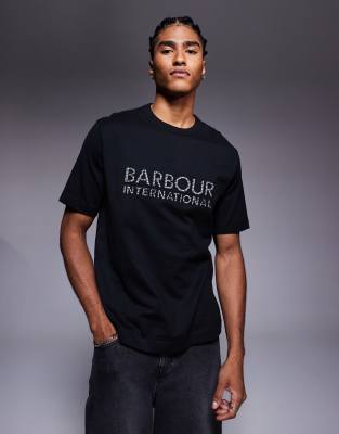 Barbour International Barbour International bertie logo t-shirt in black