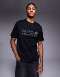 [Barbour International] Barbour International bertie logo t-shirt in black Chest 38 black