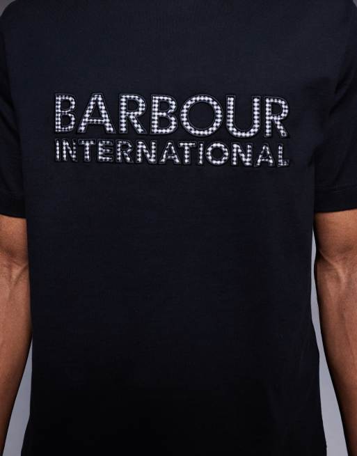Barbour International – Bertie – Svart t-shirt med logga, 4 av 5