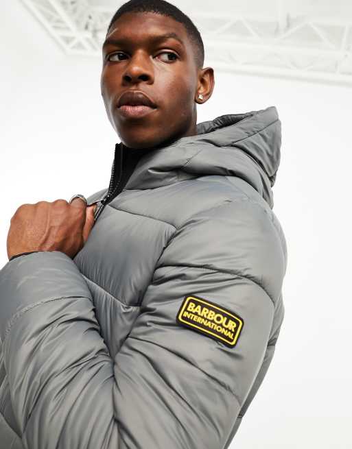 Barbour international hooded jacket sale