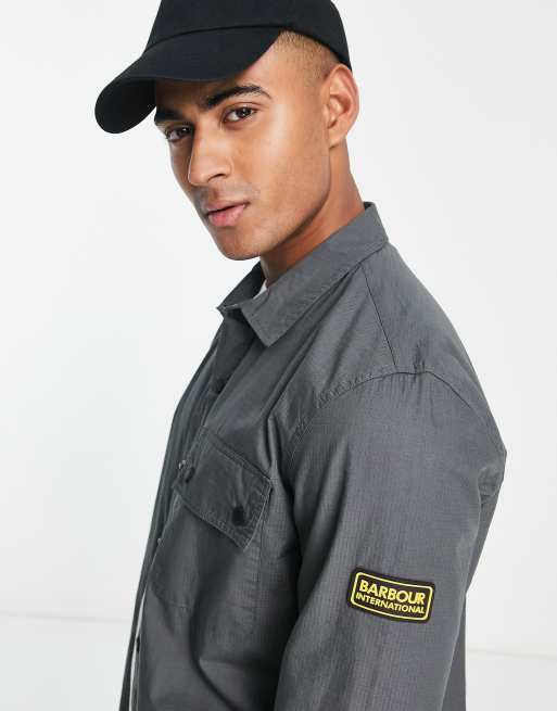 Barbour overshirt hot sale jacket