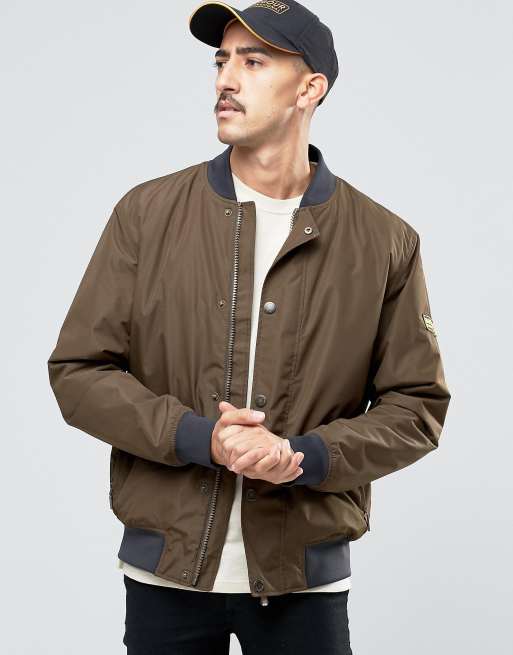 Barbour International Bomber Jacket in Green