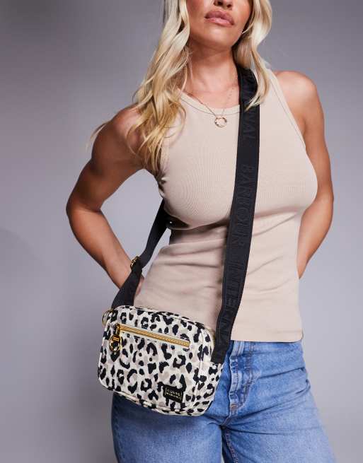 Barbour International boulevard micro oversized crossbody bag in