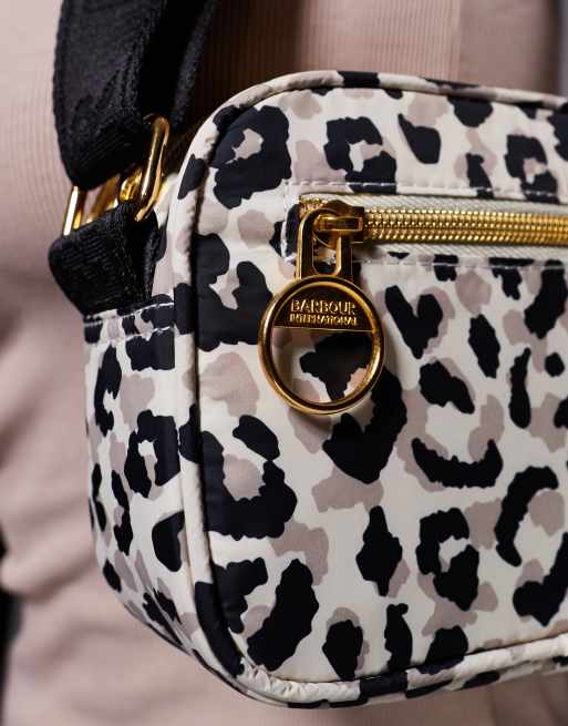 Barbour International boulevard micro oversized crossbody bag in