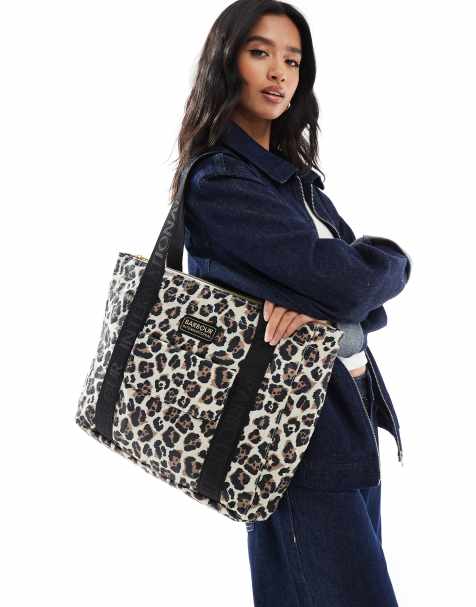 Barbour International – Boulevard – Torba typu tote w panterkę - view 1