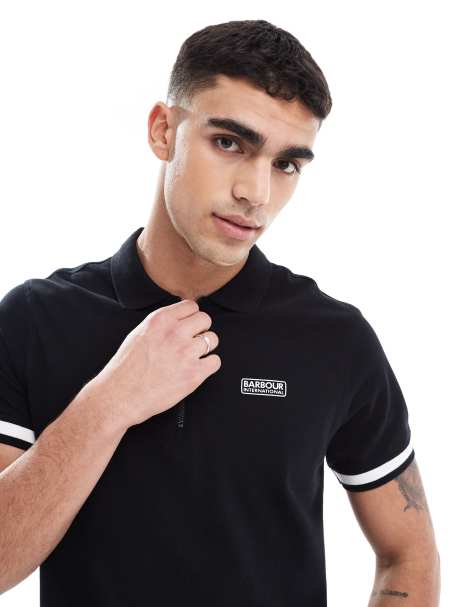 Barbour International Bradley polo in black