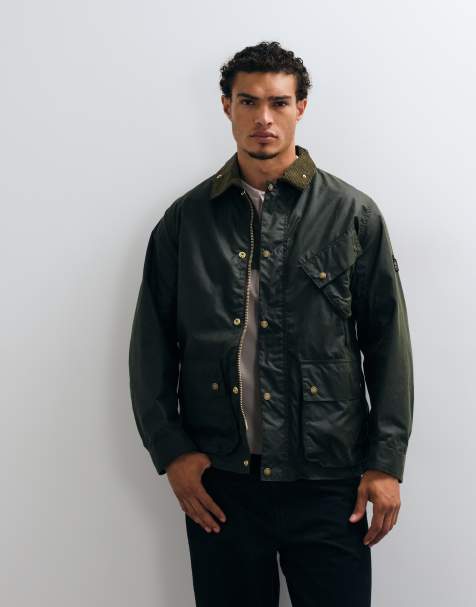 Barbour International Brake voksjakke med kontrastkrave i fløjl - view 1
