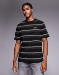 [Barbour International] Barbour International Bruce striped t-shirt in black Chest 40 black