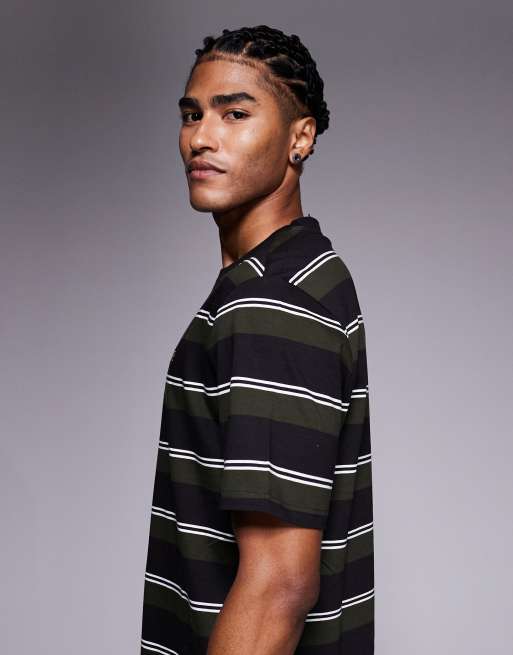 Barbour International – Bruce – T-Shirt in Schwarz mit Streifen, 4 von 5