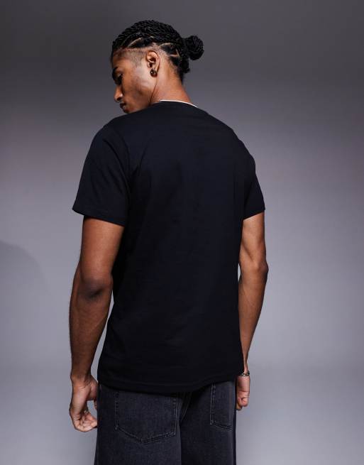 Barbour International – Buxton – Czarny T-shirt z lamówką, 3 z 5