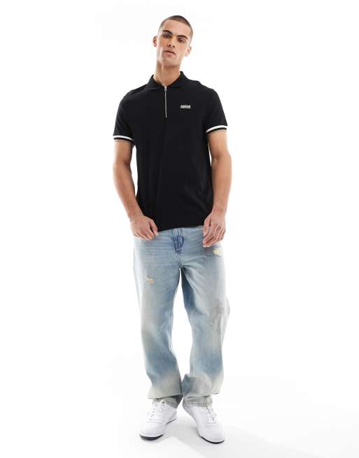 Barbour International - Buxton - Poloshirt in zwart, 2 van 4