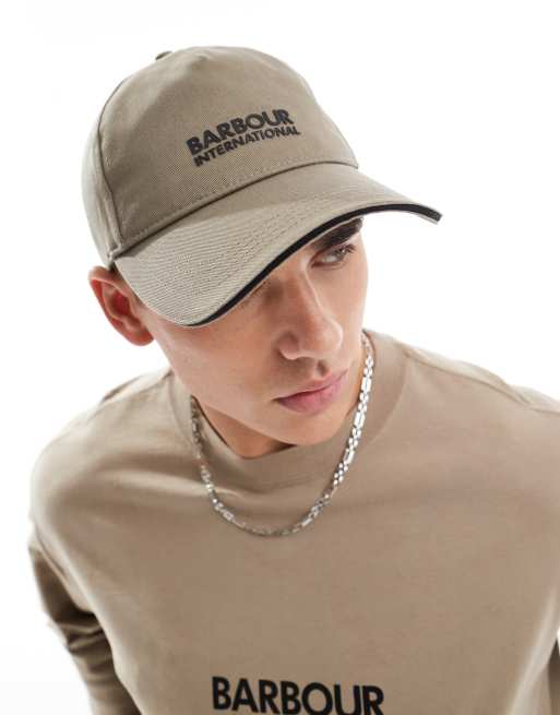 Barbour International Buxton sports cap in stone