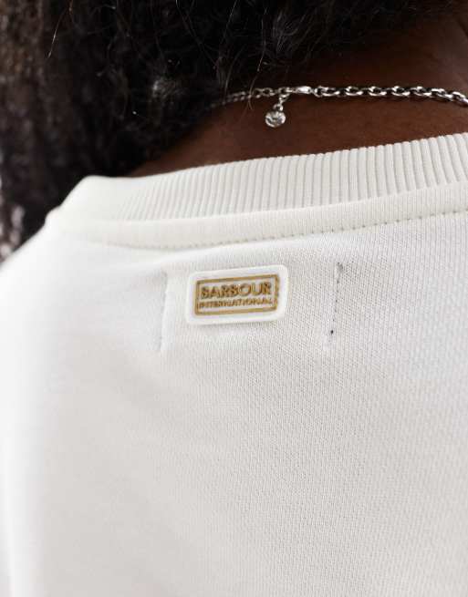 Barbour International - Cali - Sweatshirt in ecru, 3 van 4