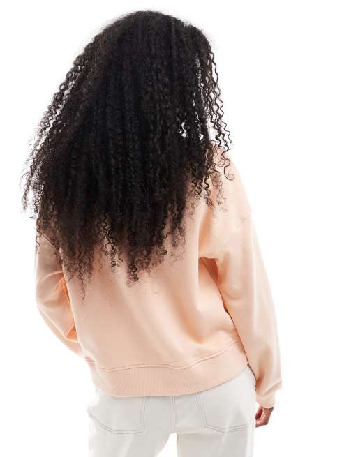 Barbour International cali sweatshirt in peach, 4 of 4