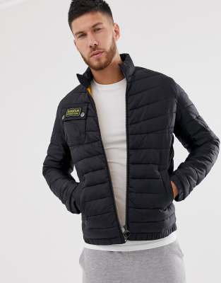 barbour chain baffle quilted jacket