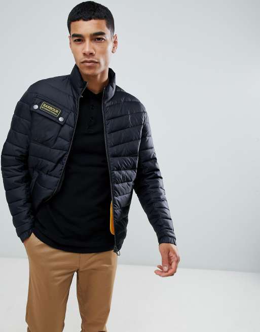 Barbour chain baffle store jacket