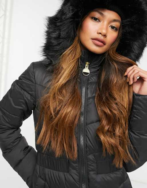 Barbour sale fur hood