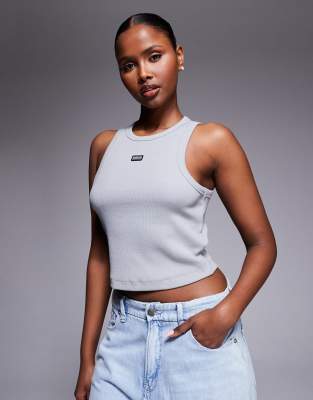 Barbour International - Chicago - Tanktop in verwaschenem Grau mit Logo