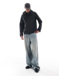 [Barbour International] Barbour International Cliffway waterproof hooded jacket in black Chest 42.5 BLACK