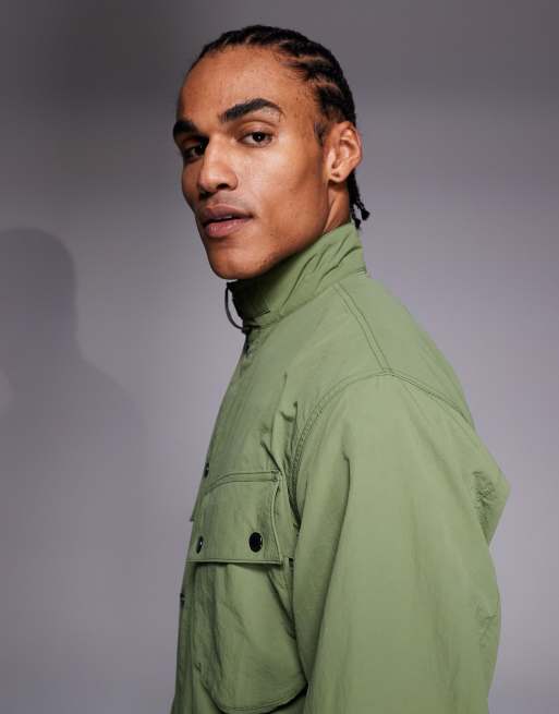 Barbour International Contemporary A7 hooded logo showerproof