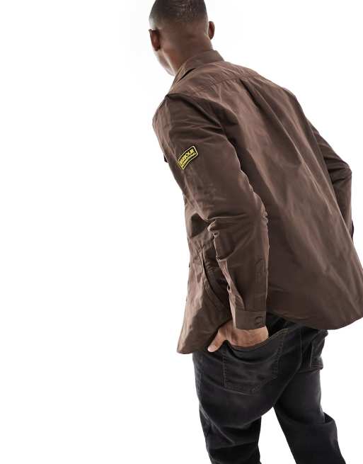 Barbour International Control overshirt in brown