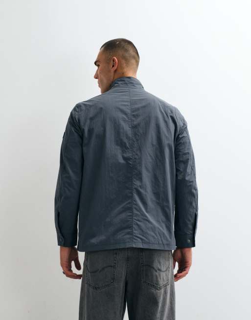 Barbour International Course showerproof jacket in washed charcoal, 3 of 5