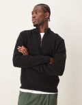 [Barbour International] Barbour International Crawley funnel neck jumper in black Chest 38 Black