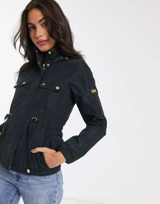 Barbour International curveball showerproof jacket in black