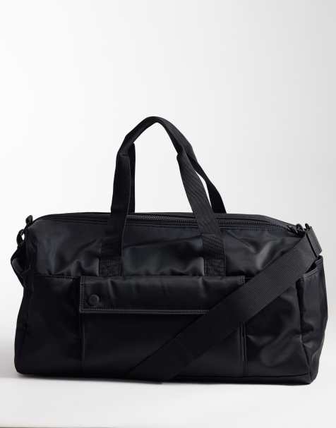 Barbour International Daleson duffle gym bag in black - view 1