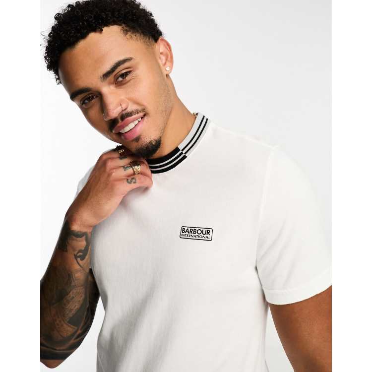 Barbour International Darley t-shirt in white | ASOS