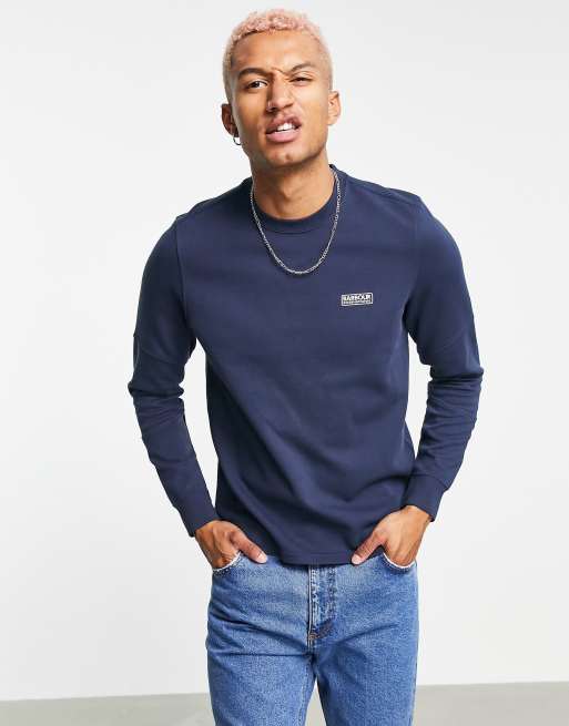 Barbour International - Decal - Top a maniche lunghe blu navy, 4 di 4