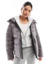 Sixth June unisex pleated two tone puffer jacket in multi
